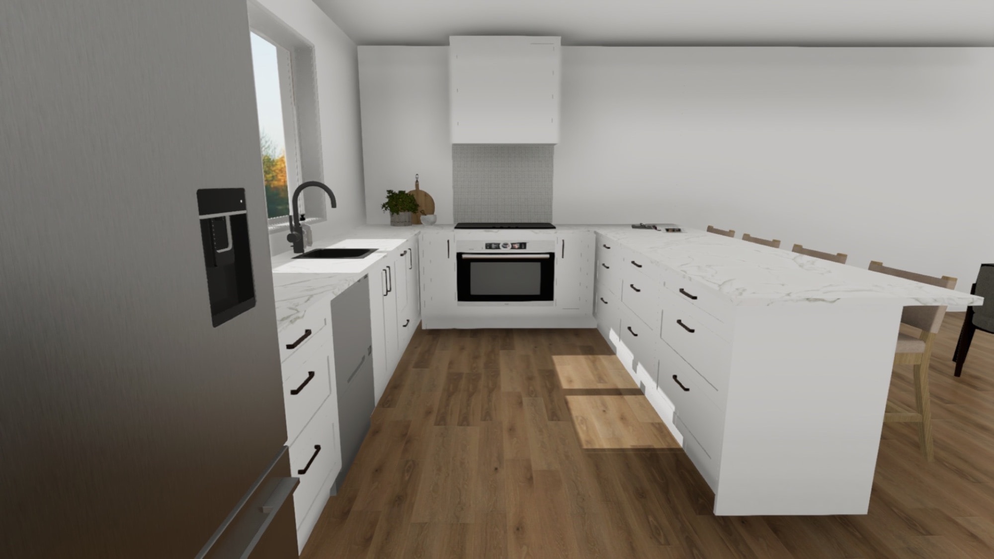 Tauranga White Kitchen — Kitchen Renovation in Tauranga by The Joinery Edit
