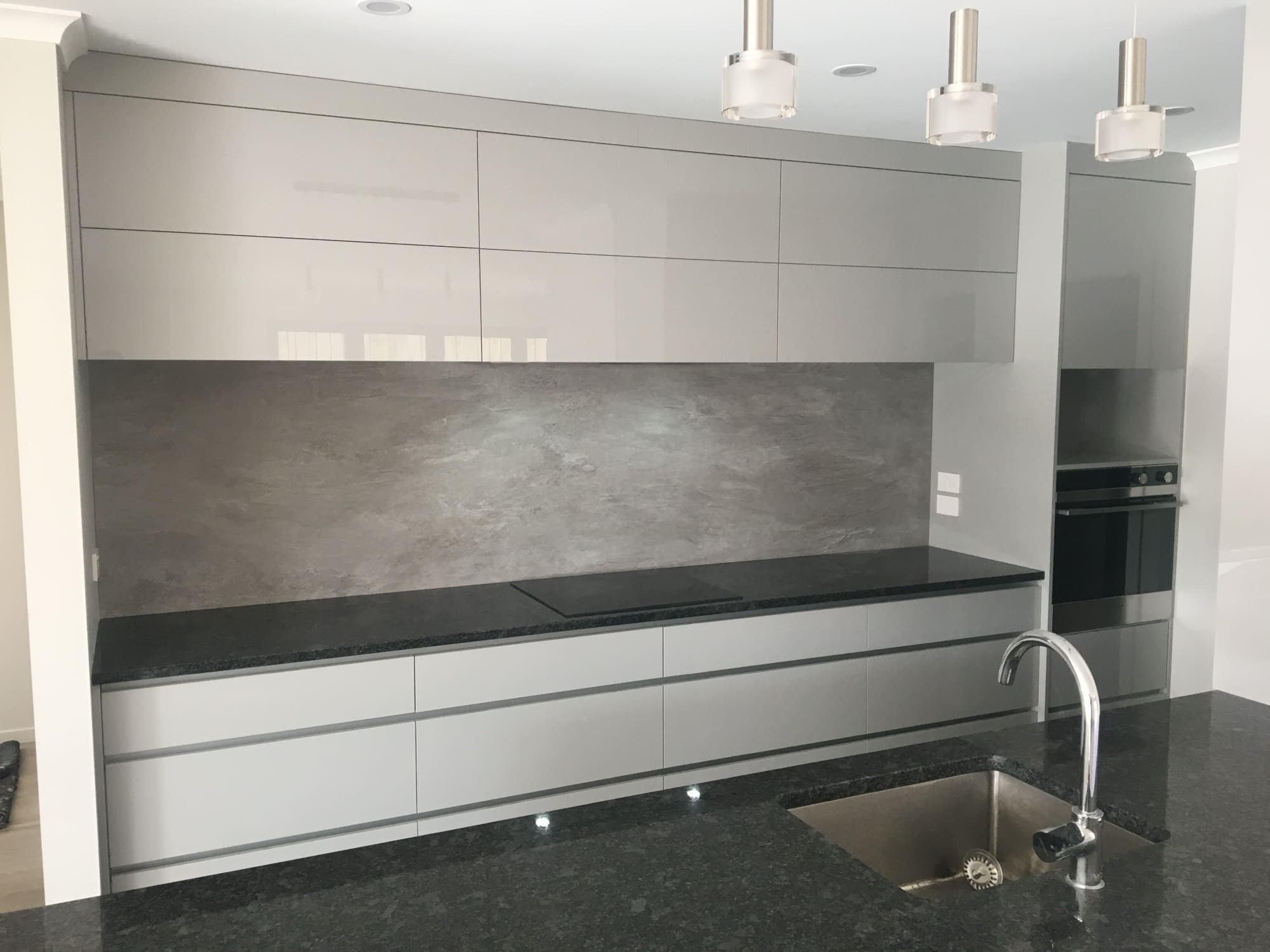 Tauranga Grey Gloss Kitchen — bespoke kitchens by The Joinery Edit, Tauranga