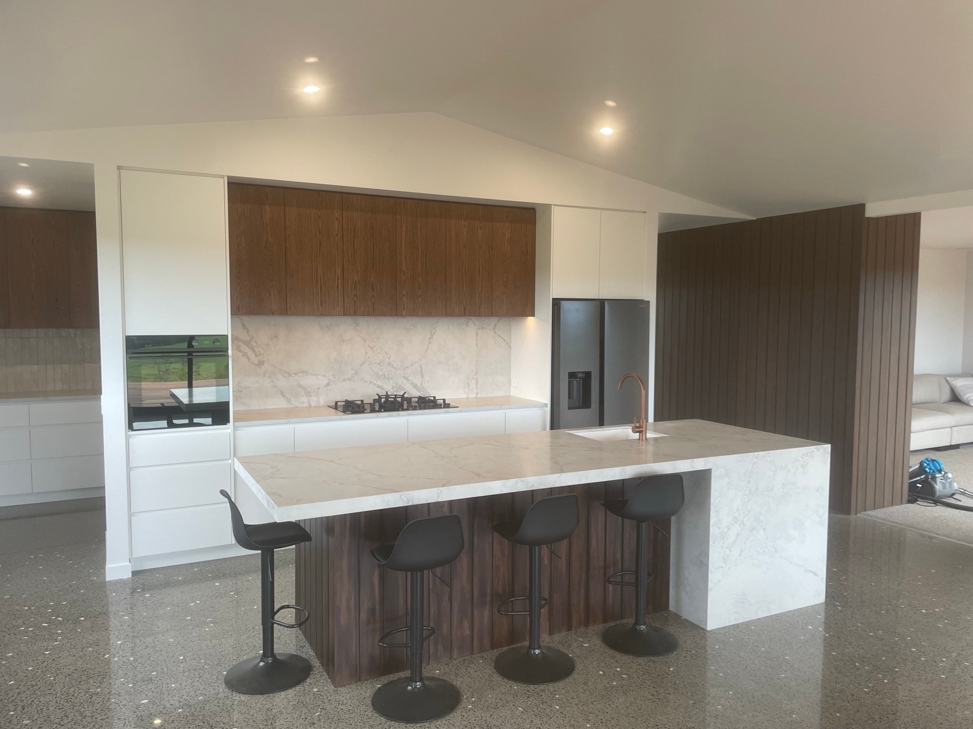 Tauranga White Timber Kitchen — Kitchen Renovation in Tauranga by The Joinery Edit